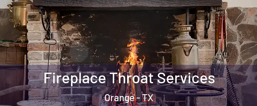  Fireplace Throat Services Orange - TX