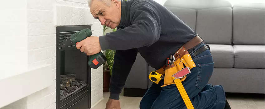 New Indoor Fireplace Installation in Orange, Texas